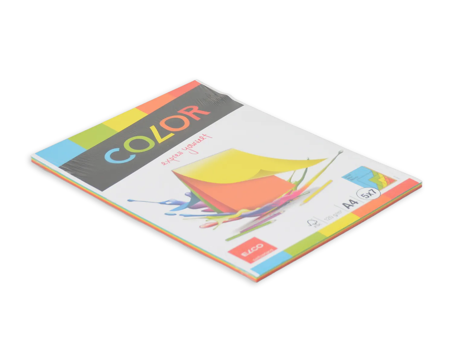 Zeichenblock, ELCO Color, A4, 120g/m2, assortiert