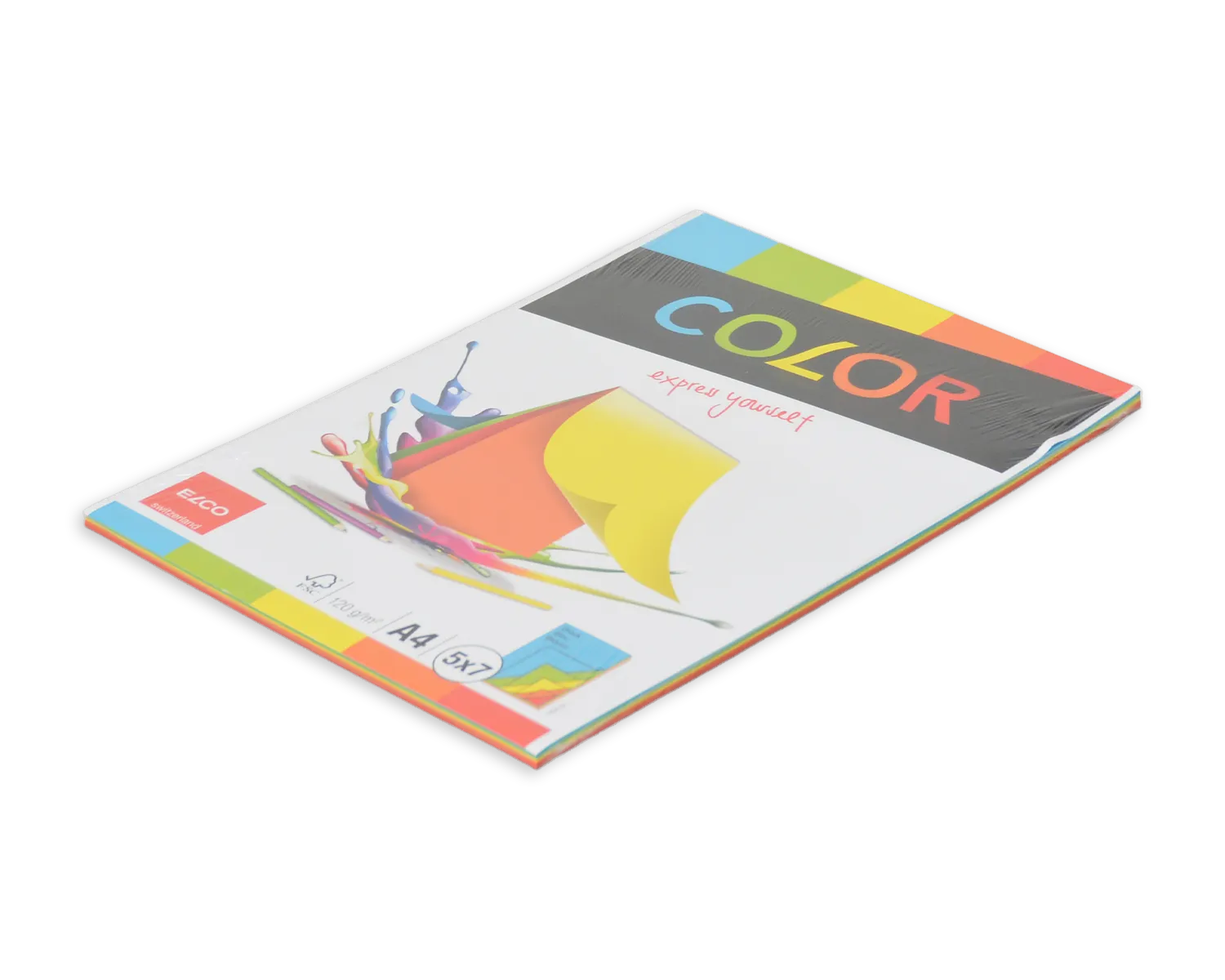 Zeichenblock, ELCO Color, A4, 120g/m2, assortiert