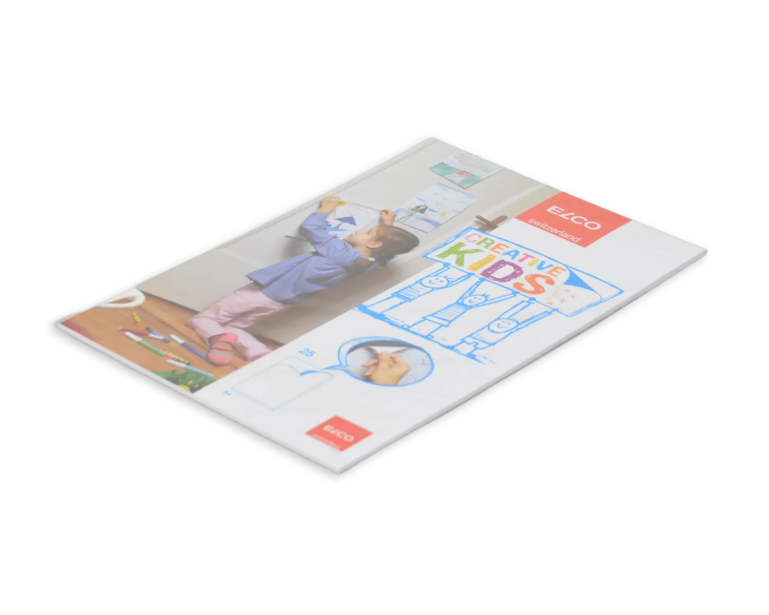 Zeichenblock, ELCO Creative Kids, A4, 85g/m2, weiss