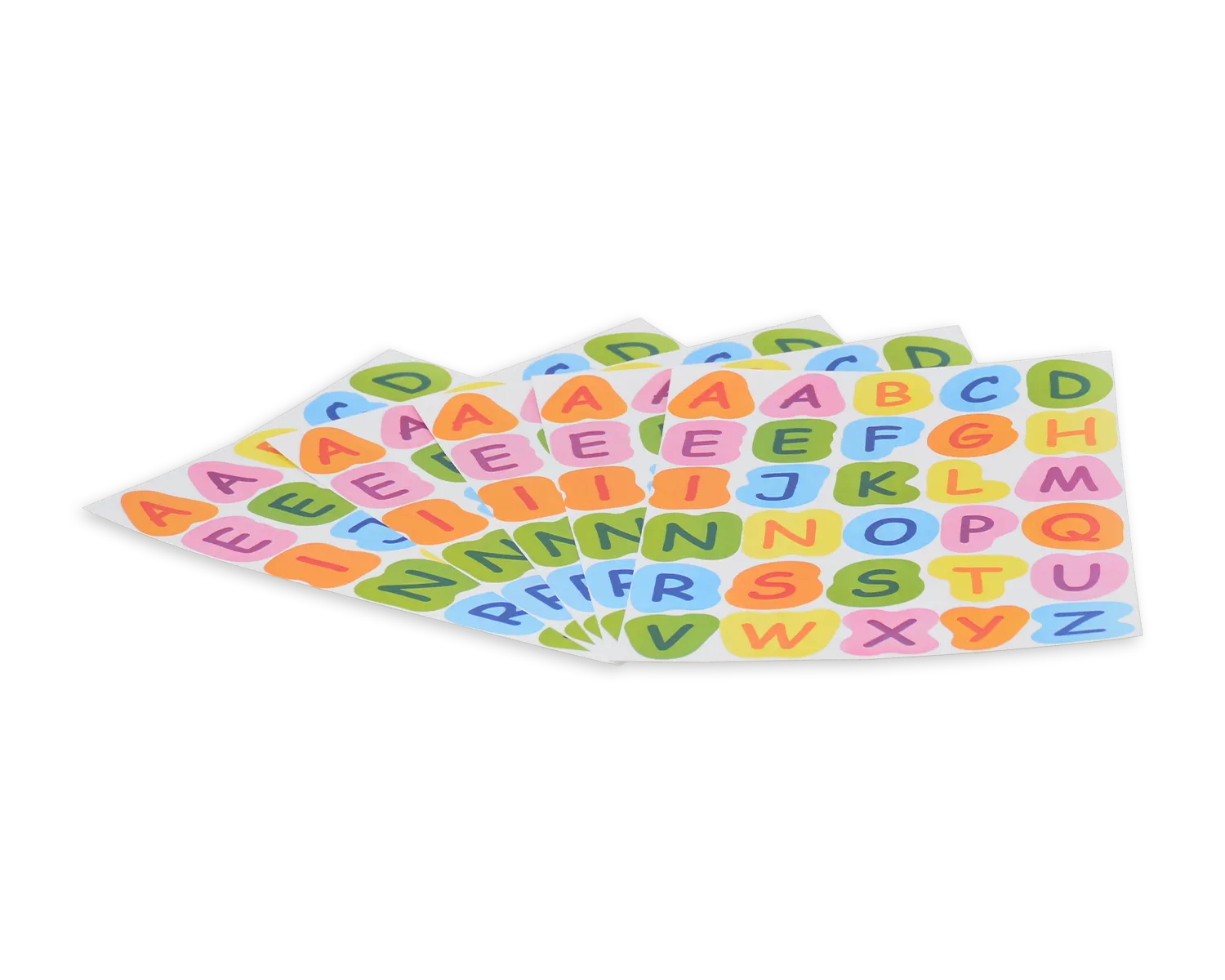 Aufkleberbogen, ELCO Creative Kids, A4, 80g/m2, weiss "Buchstaben"