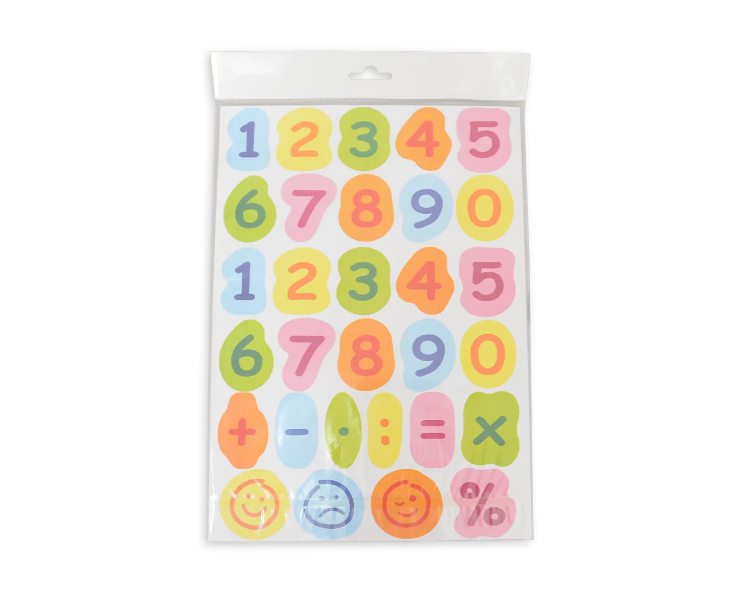 Aufkleberbogen, ELCO Creative Kids, A4, 80g/m2, weiss "Zahlen"