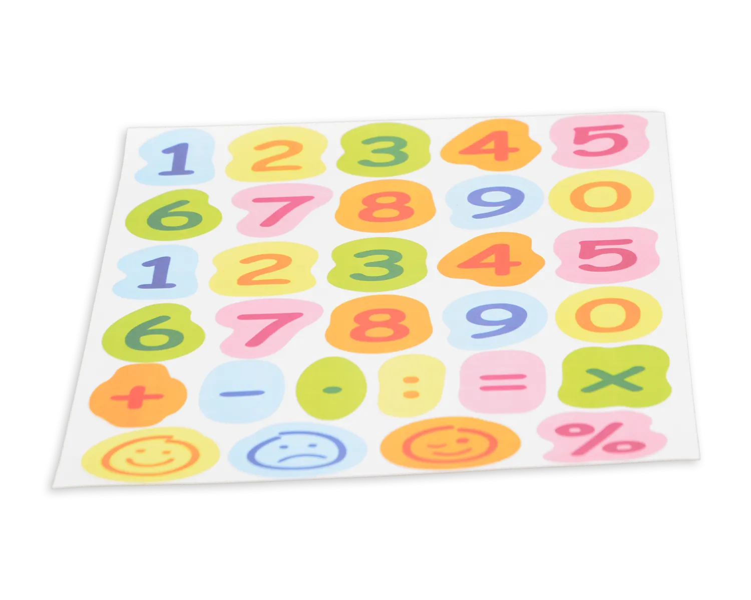 Aufkleberbogen, ELCO Creative Kids, A4, 80g/m2, weiss "Zahlen"