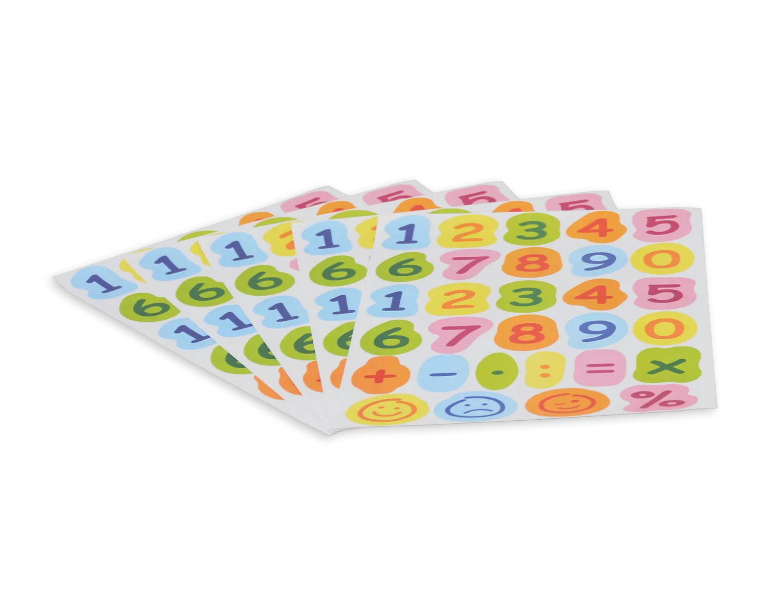 Aufkleberbogen, ELCO Creative Kids, A4, 80g/m2, weiss "Zahlen"