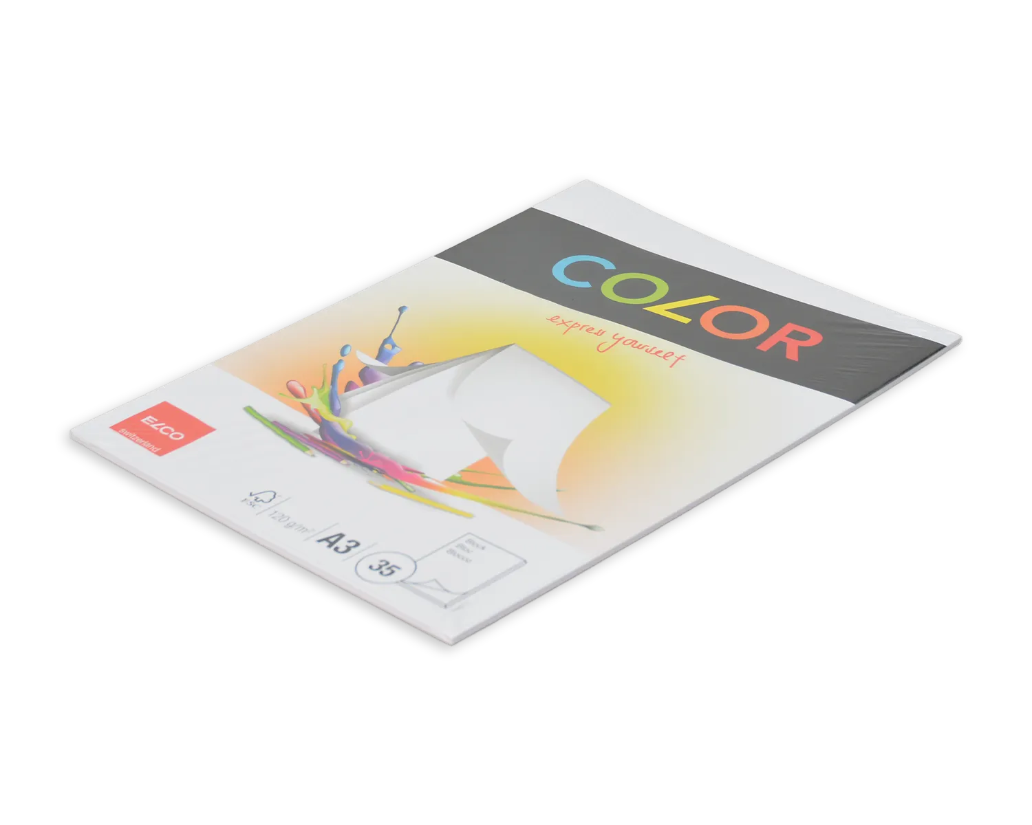 Zeichenblock, ELCO Color, A3, 120g/m2, weiss