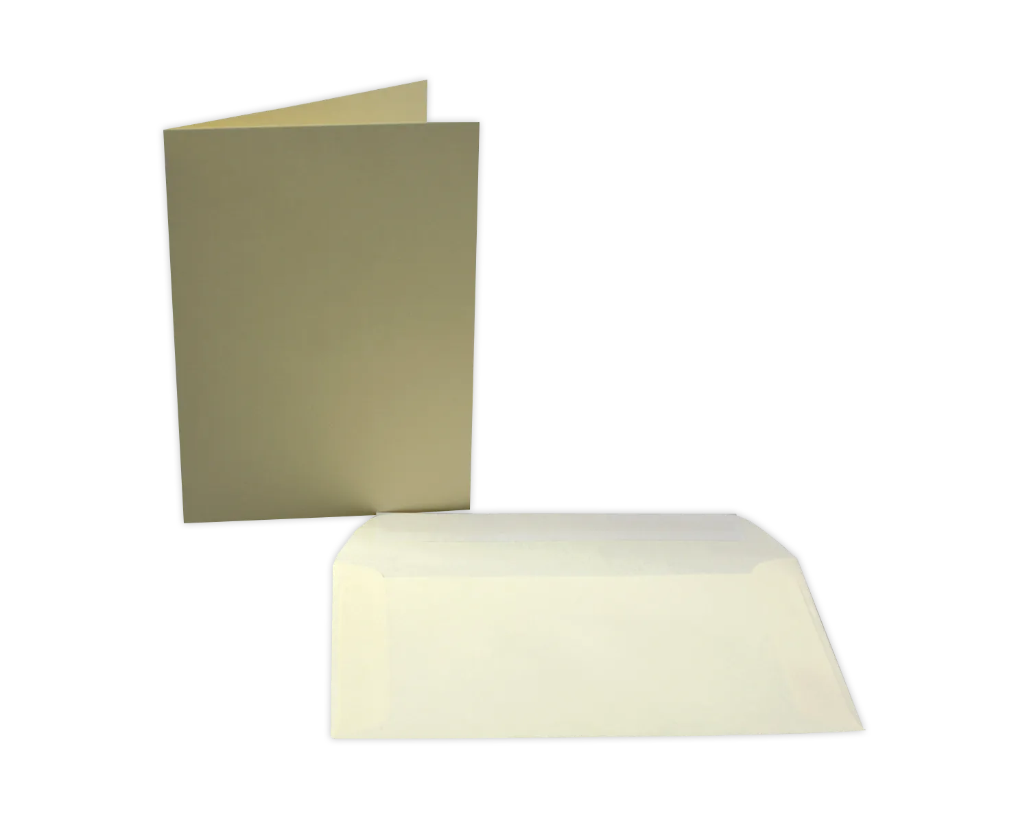 Set Couvert + Karten, ELCO Color, A6 + C6, ohne Fenster, Haftklebeverschluss, 90 + 200g/m2, hellchamois