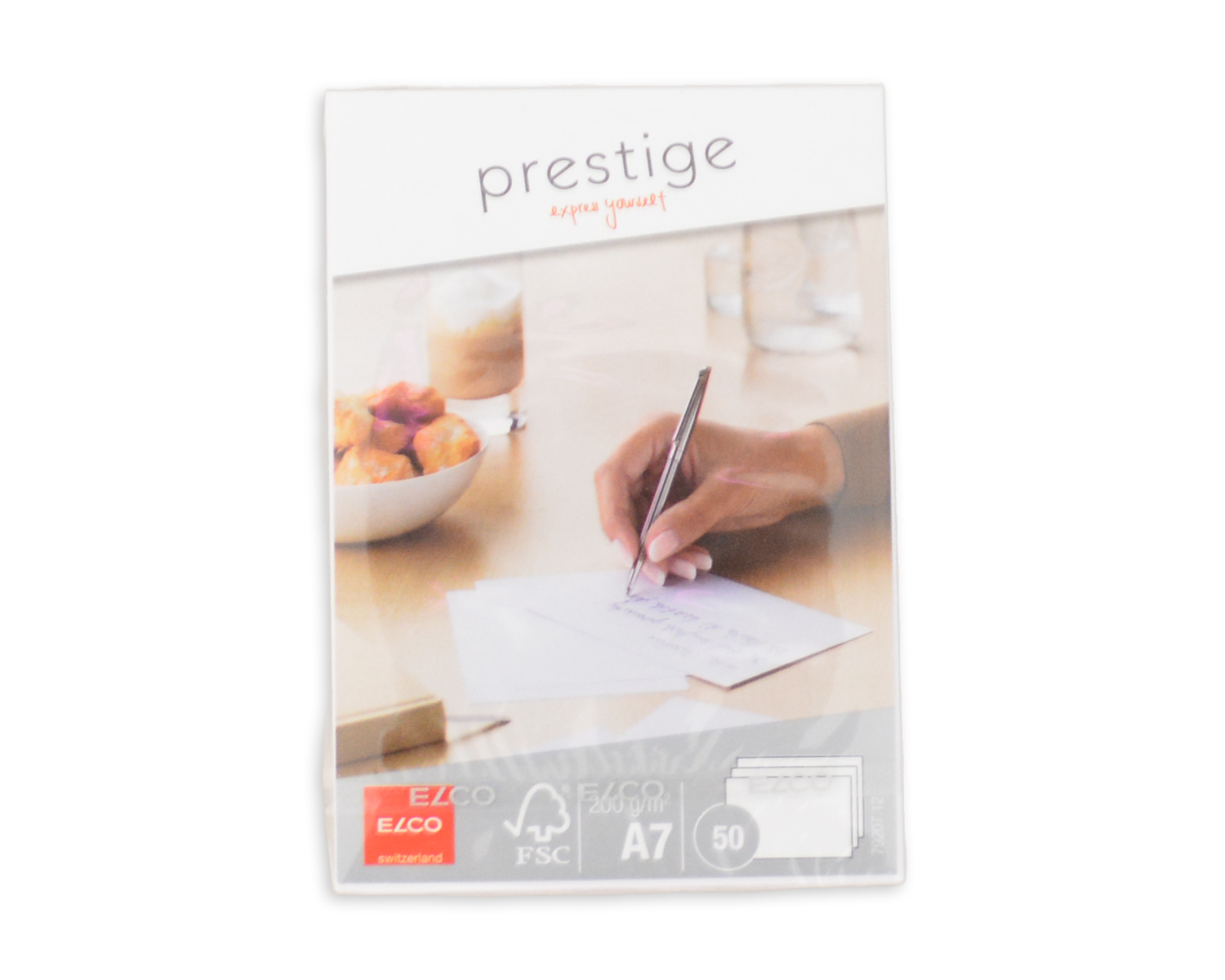 Cartes de correspondance, ELCO Prestige, A7, 200g/m2, blanc