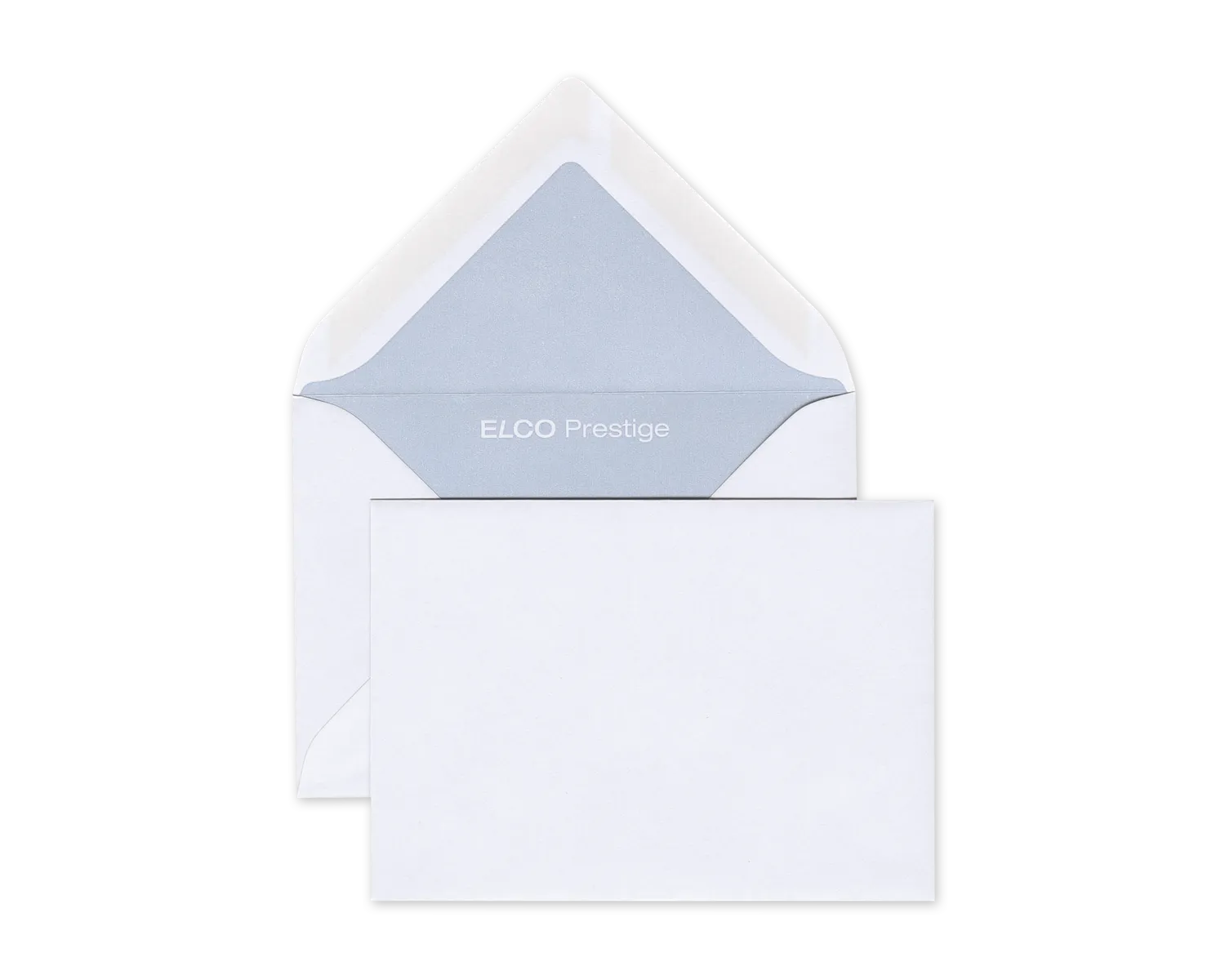 Couvert, ELCO Prestige, C7, ohne Fenster, Nassklebeverschluss, 100g/m2, weiss