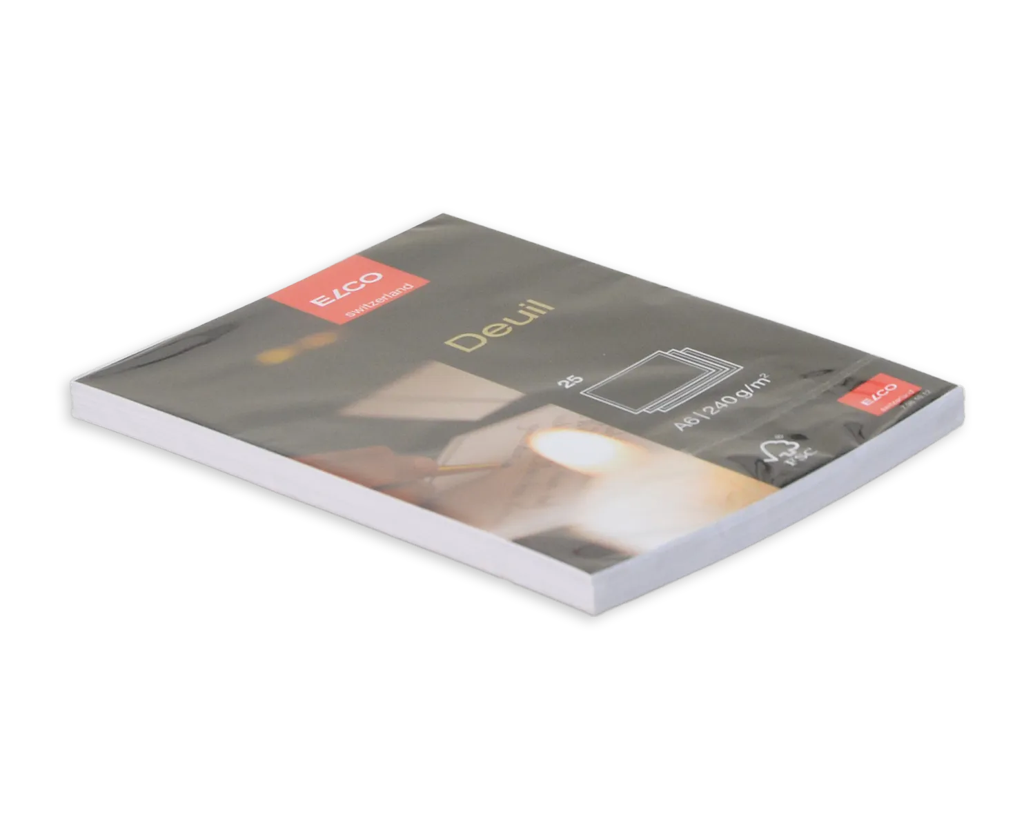 Schreibkarten, ELCO Deuil, A6, 240g/m2, weiss