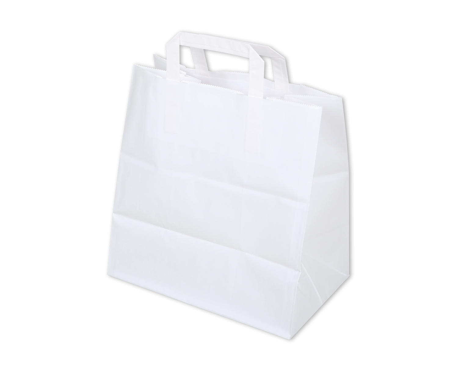 Papiertragetasche, ELCO Premium, 270 x 170 x 290 mm, 90g/m2, weiss