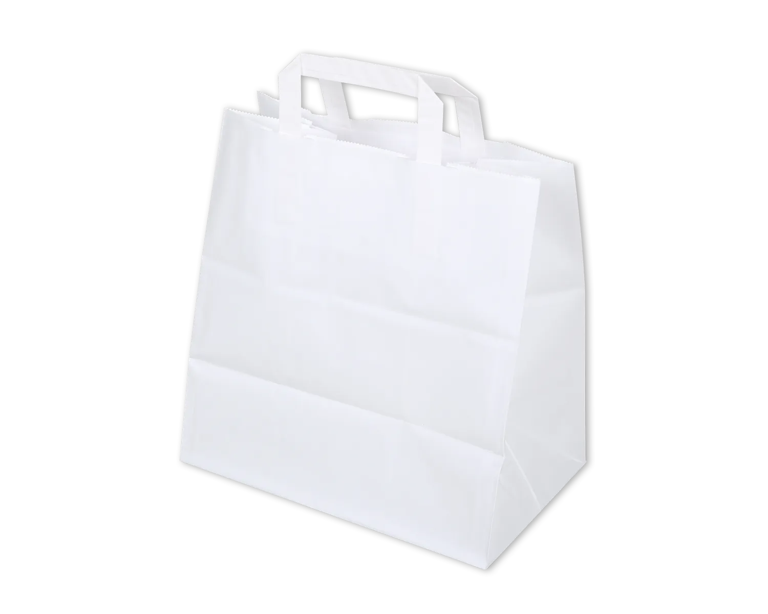 Papiertragetasche, ELCO Premium, 270 x 170 x 290 mm, 90g/m2, weiss