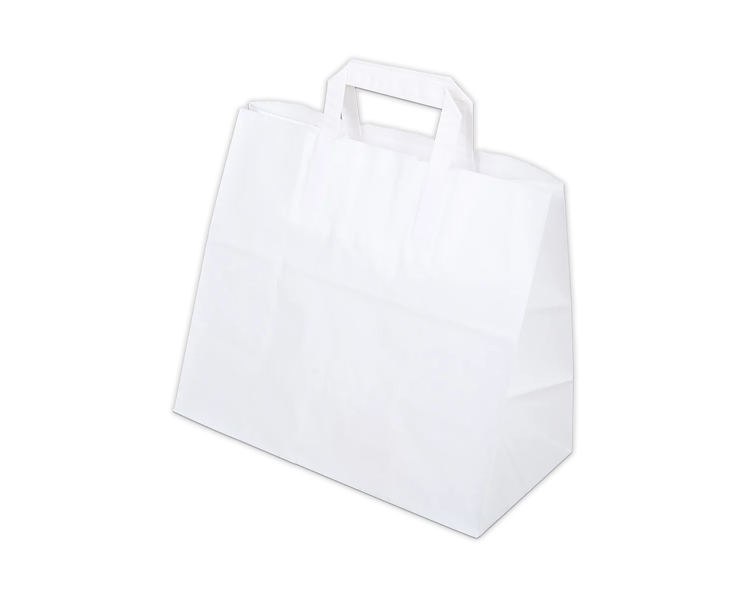 Papiertragetasche, ELCO Premium, 320 x 170 x 290 mm, 90g/m2, weiss