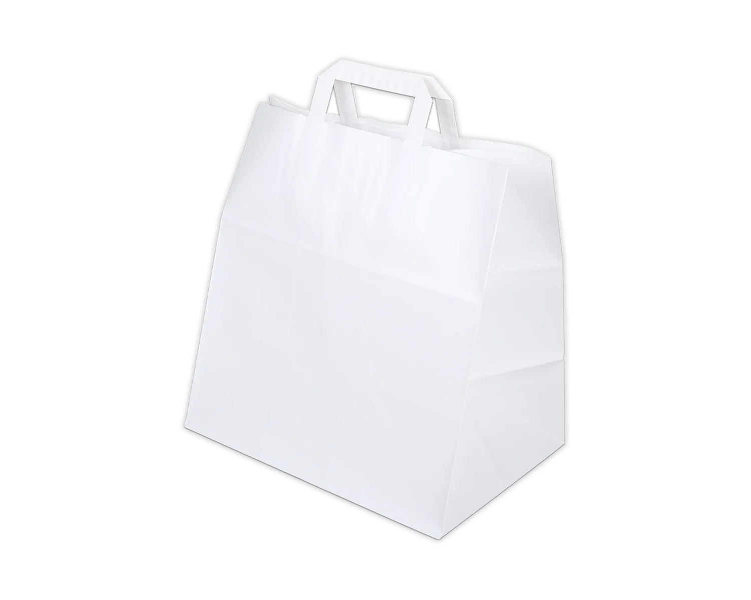 Papiertragetasche, ELCO Premium, 320 x 220 x 340 mm, 90g/m2, weiss