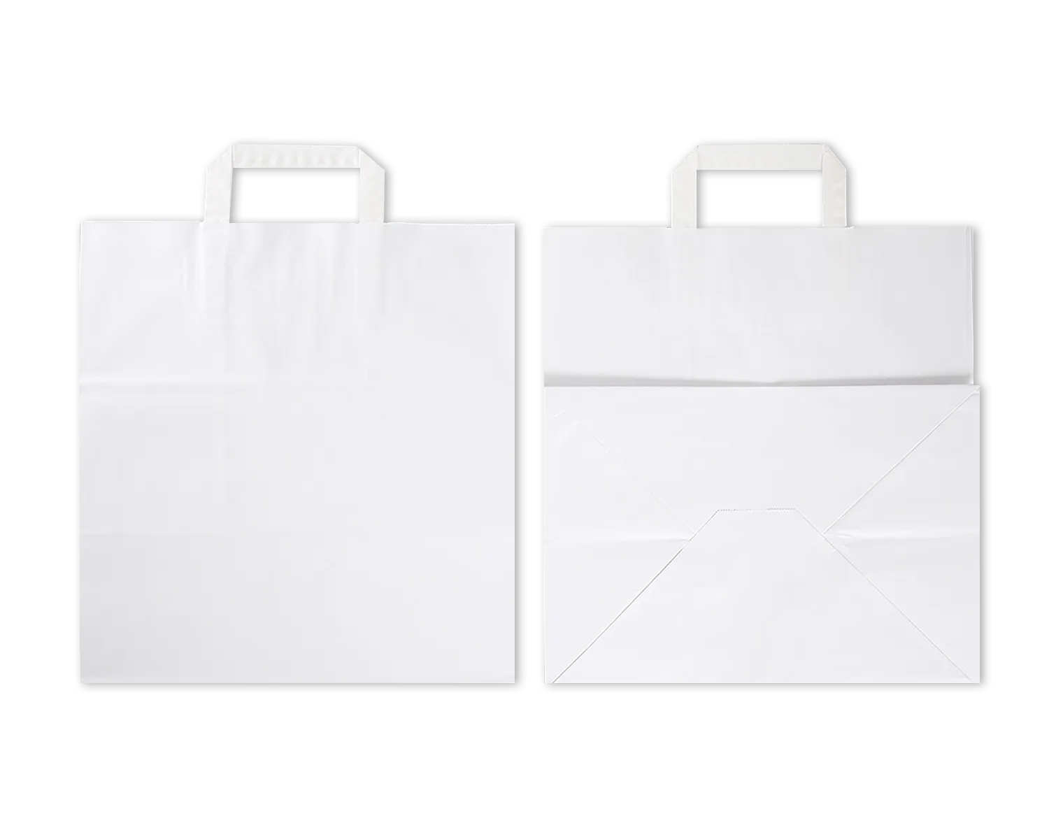 Papiertragetasche, ELCO Premium, 320 x 220 x 340 mm, 90g/m2, weiss