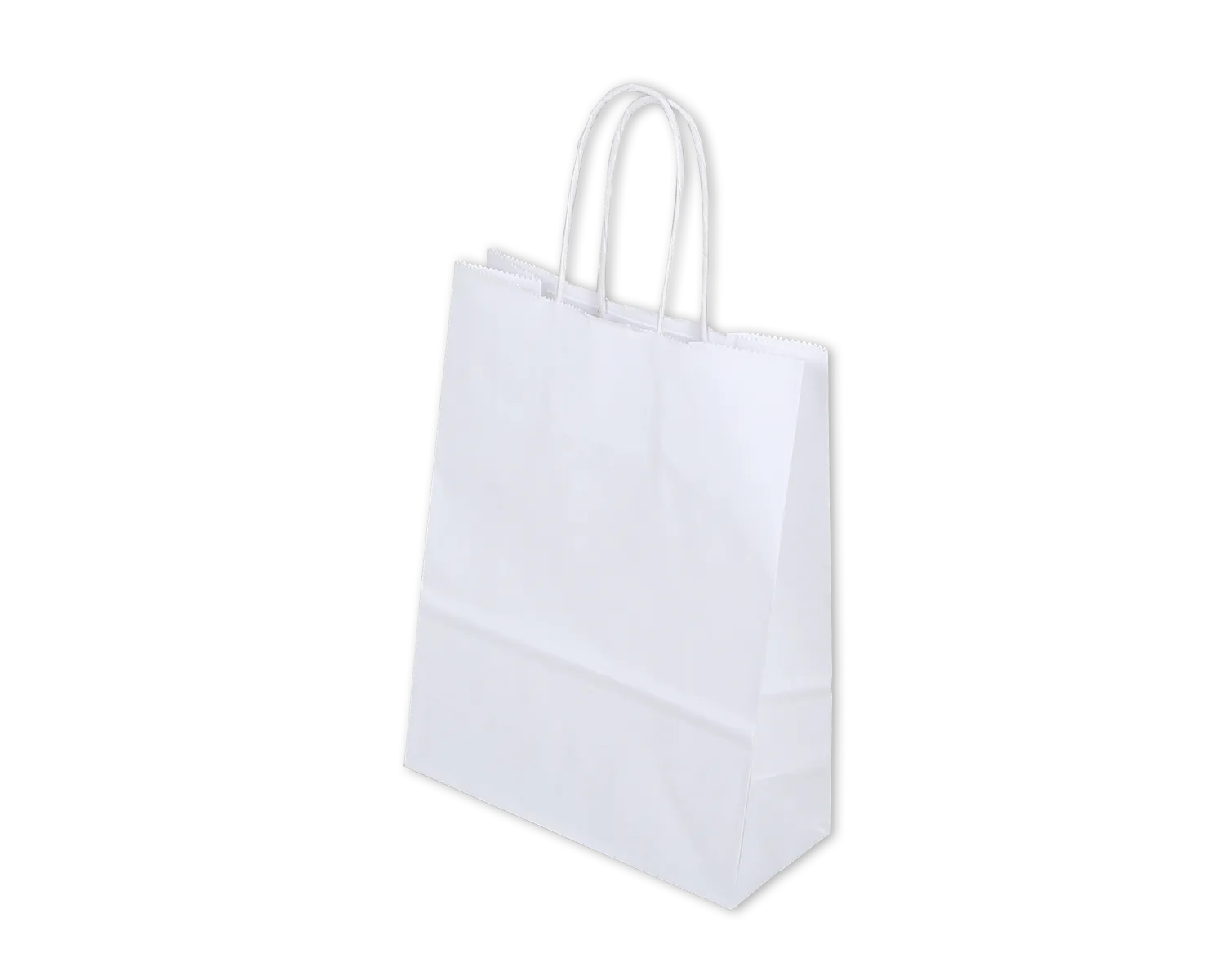 Sac en papier, ELCO Color, 180 x 80 x240 mm, 100g/m2, blanc