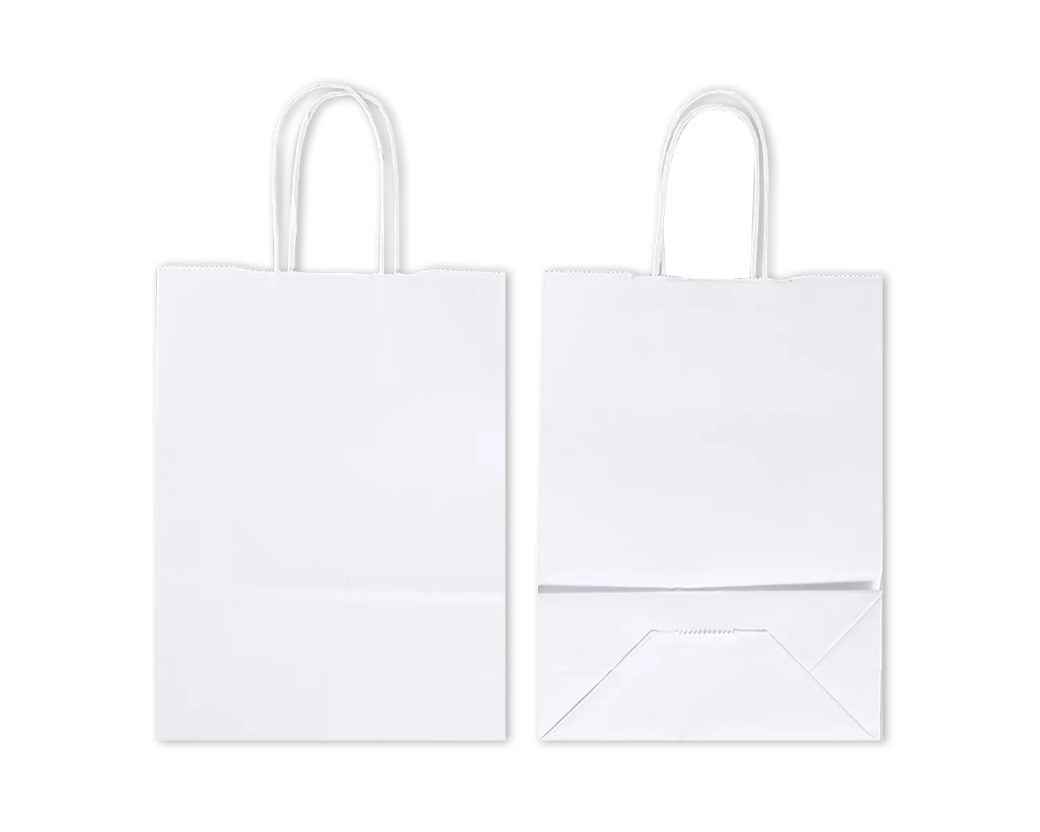 Sac en papier, ELCO Color, 180 x 80 x240 mm, 100g/m2, blanc