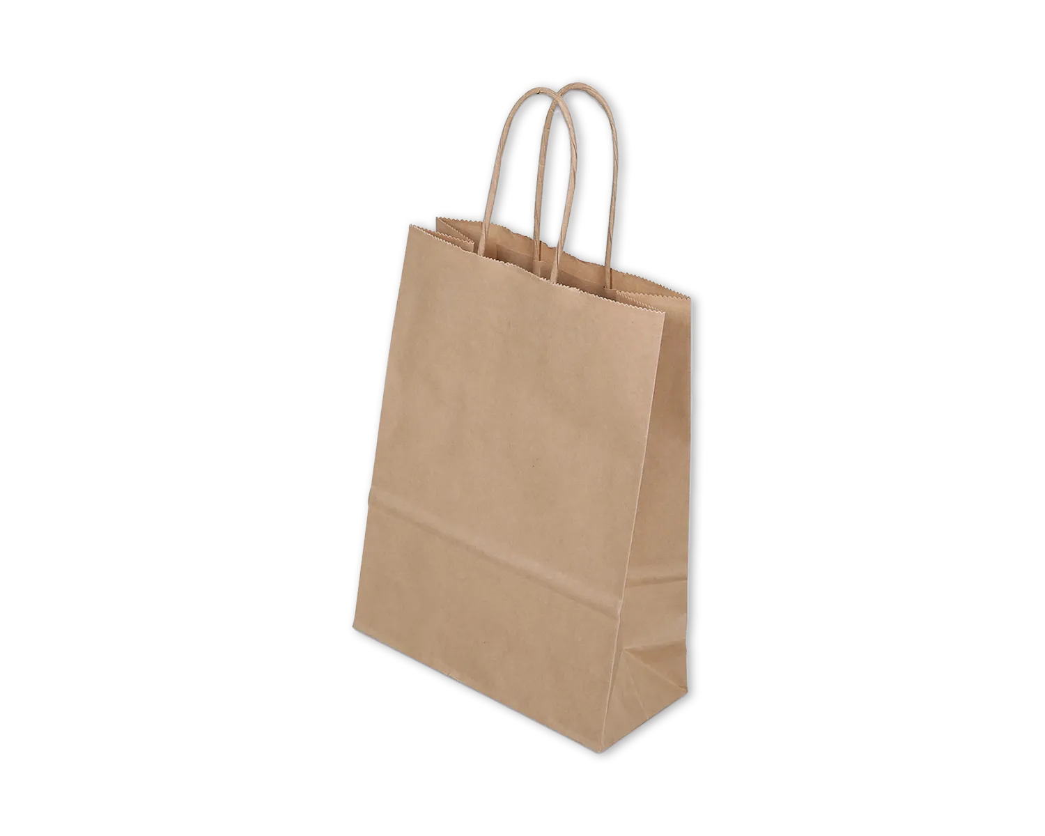 Papiertragetasche, ELCO Color, 180 x 80 x240 mm, 100g/m2, braun