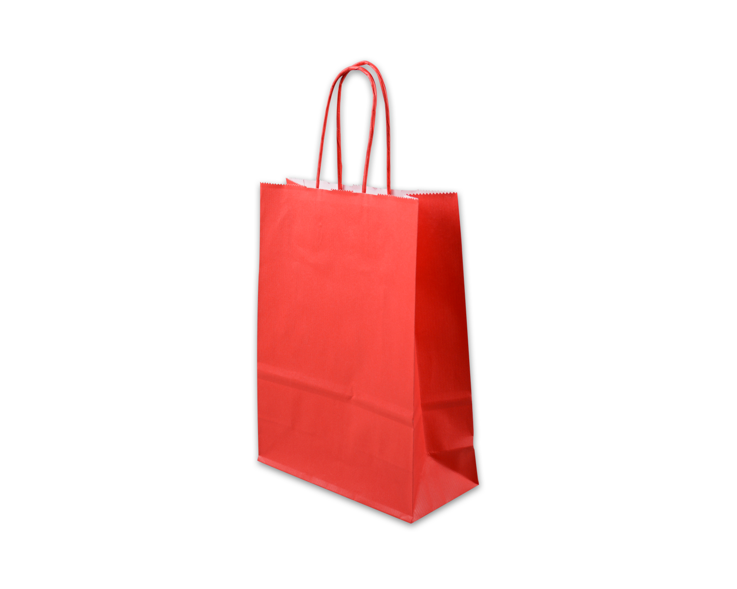 Image of Papiertragetasche, ELCO Color, 180 x 80 x240 mm, 100g/m2, rot