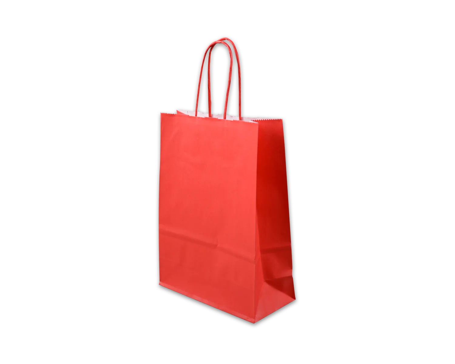 Sac en papier, ELCO Color, 180 x 80 x240 mm, 100g/m2, rouge