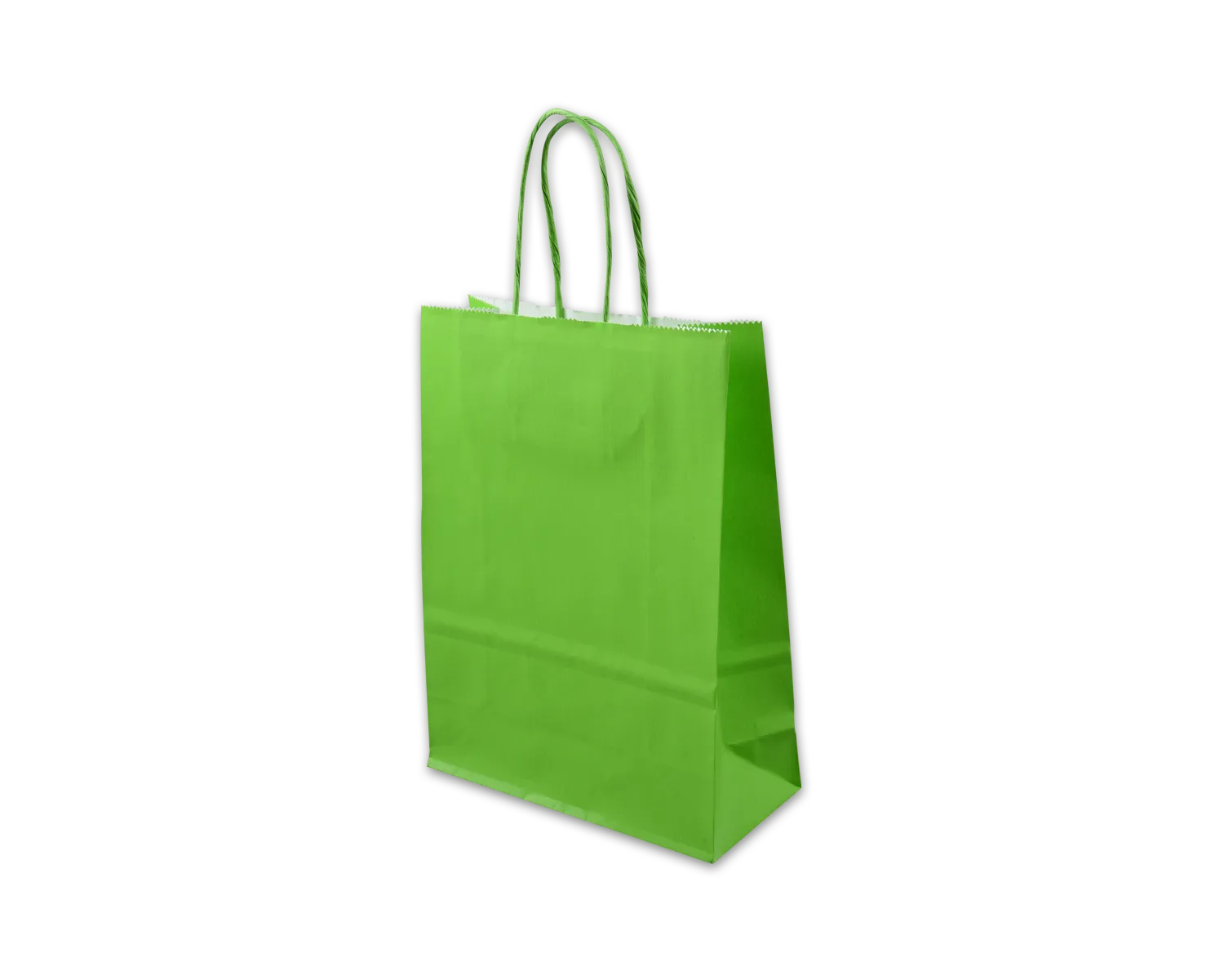 Sac en papier, ELCO Color, 180 x 80 x240 mm, 100g/m2, vert