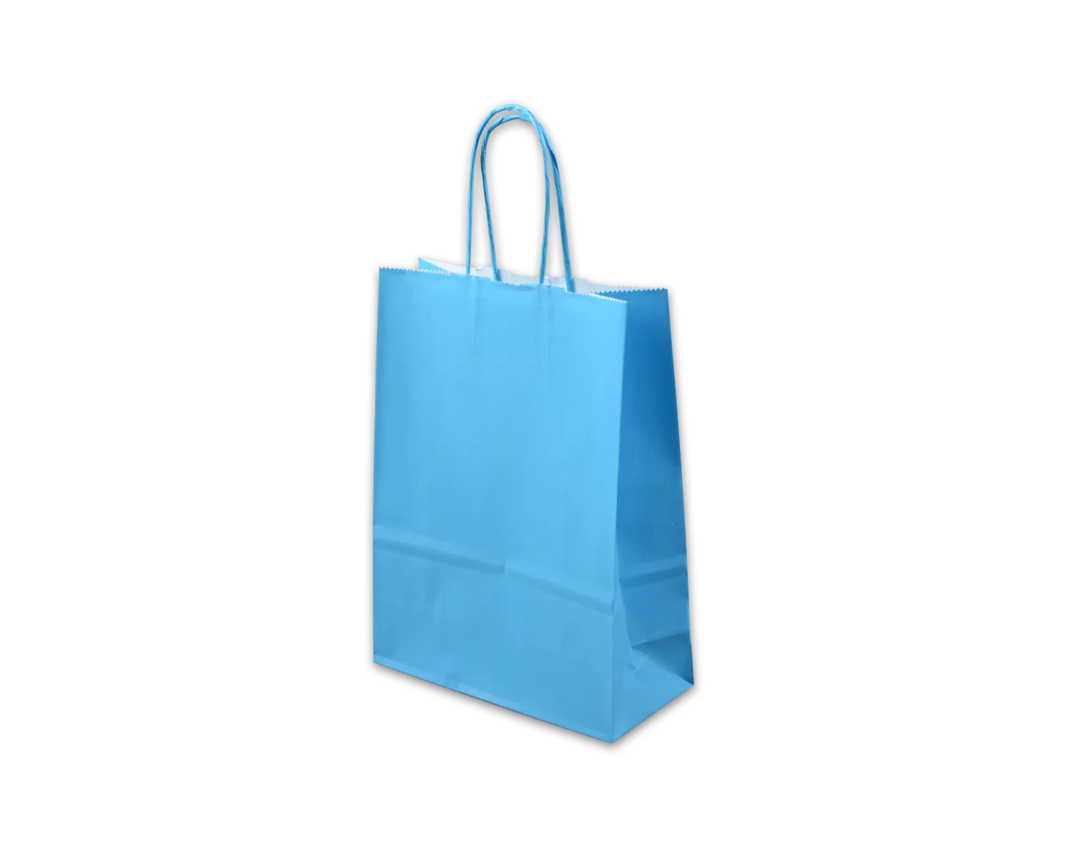 Sac en papier, ELCO Color, 180 x 80 x240 mm, 100g/m2, turquoise