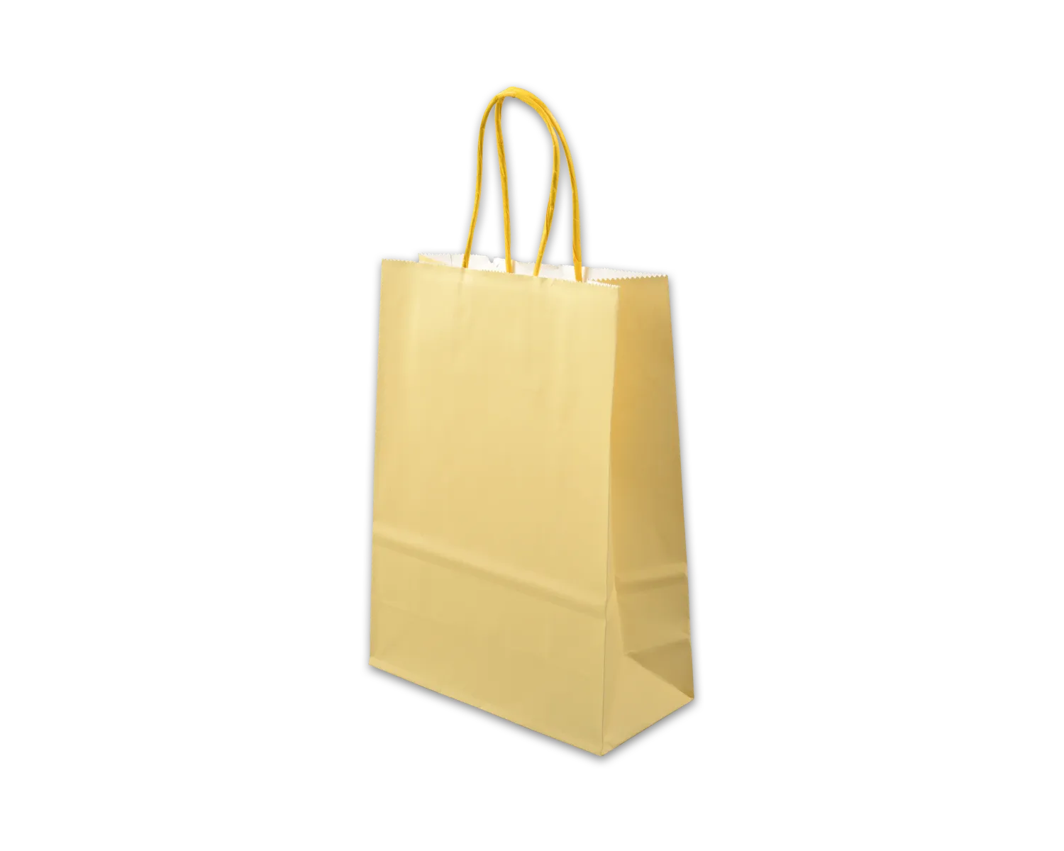 Sac en papier, ELCO Color, 180 x 80 x240 mm, 100g/m2, jaune