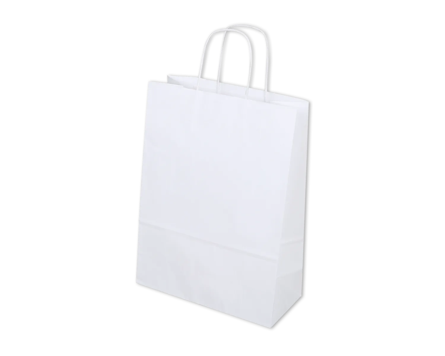 Sac en papier, ELCO Premium, 270 x 120 x 370 mm, 100g/m2, blanc