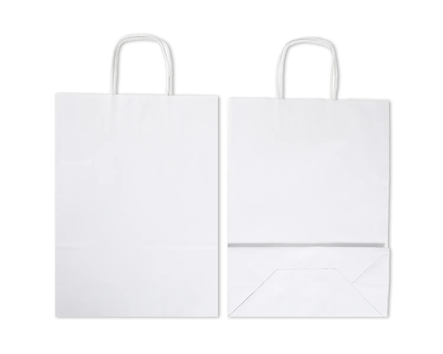 Sac en papier, ELCO Premium, 270 x 120 x 370 mm, 100g/m2, blanc