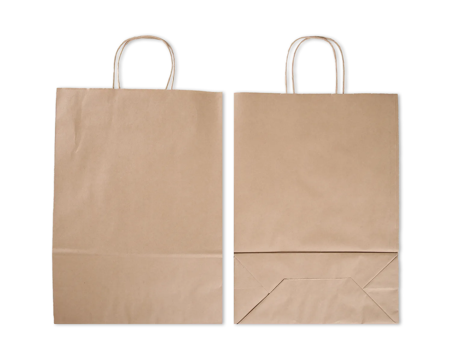 Papiertragetasche, ELCO Classic, 270 x 120 x 370 mm, 100g/m2, braun