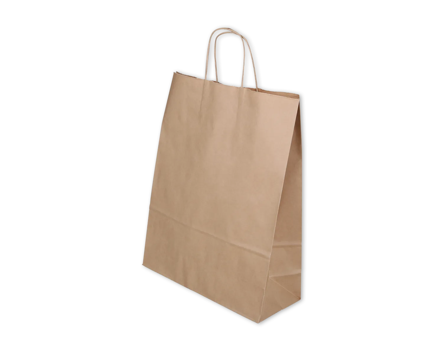 Papiertragetasche, ELCO Classic, 320 x 130 x 410 mm, 100g/m2, braun