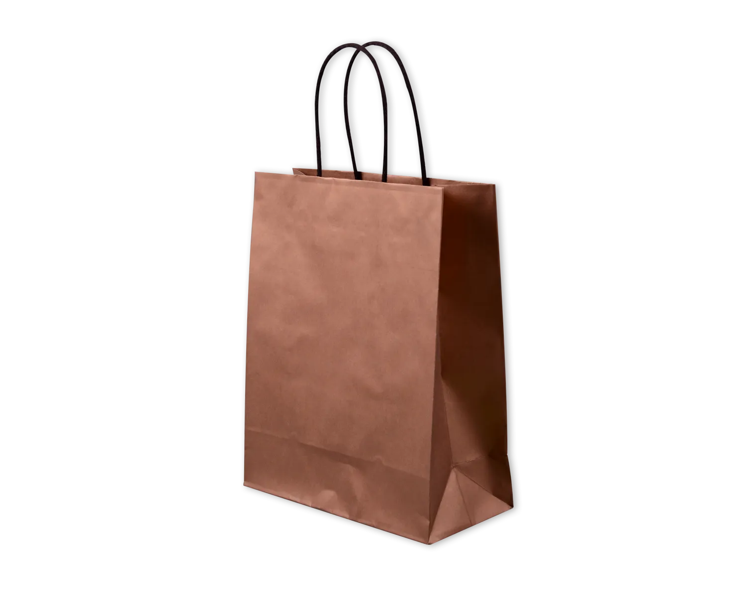 Papiertragetasche, ELCO Color, 220 x 100 x 270 mm, 100g/m2, bronze