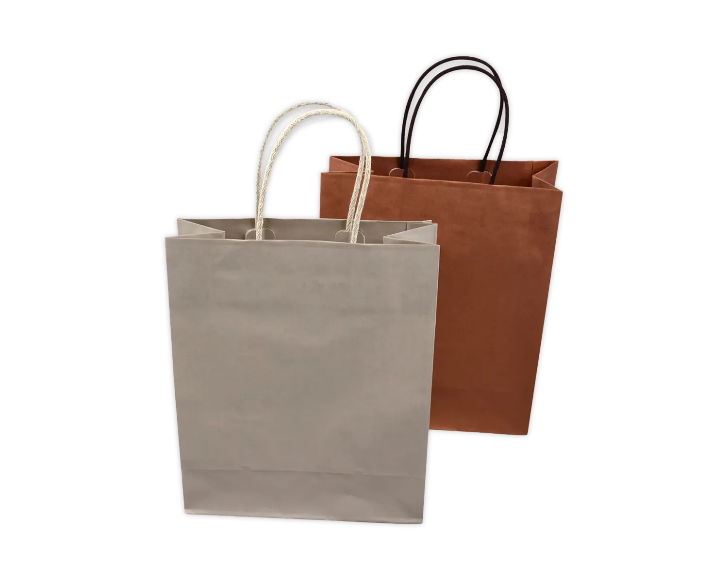 Papiertragetasche, ELCO Color, 220 x 100 x 270 mm, 100g/m2, bronze