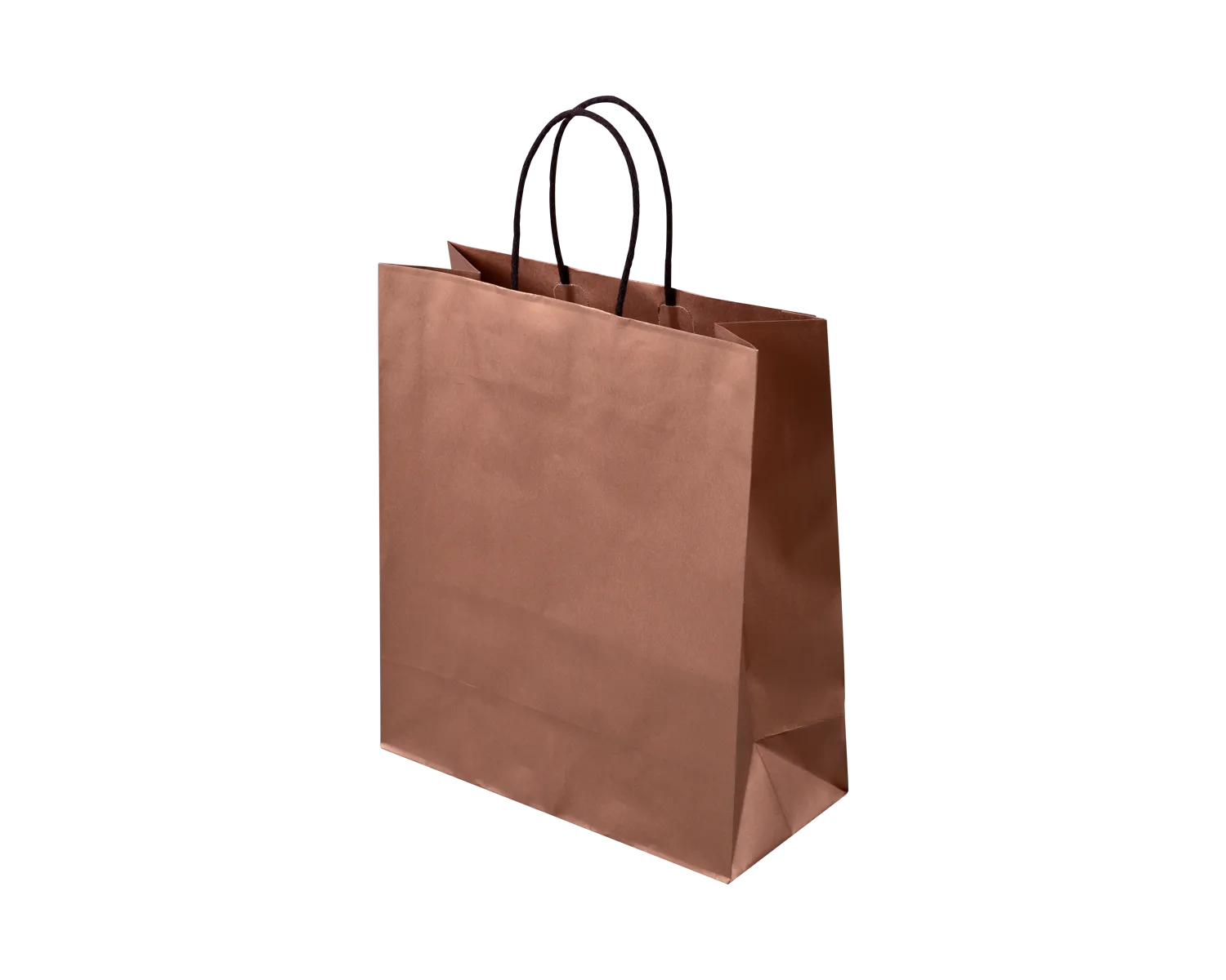 Papiertragetasche, ELCO Color, 270 x 120 x 310 mm, 110g/m2, bronze