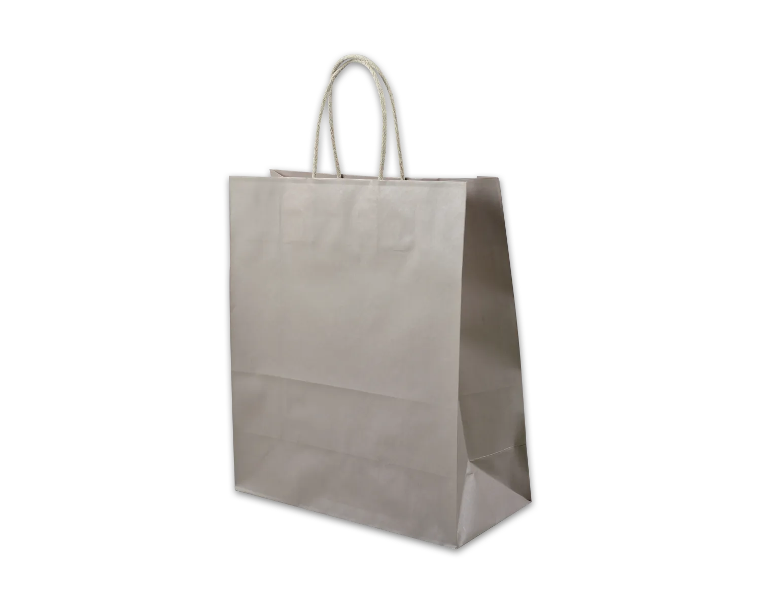 Papiertragetasche, ELCO Color, 270 x 120 x 310 mm, 110g/m2, platin