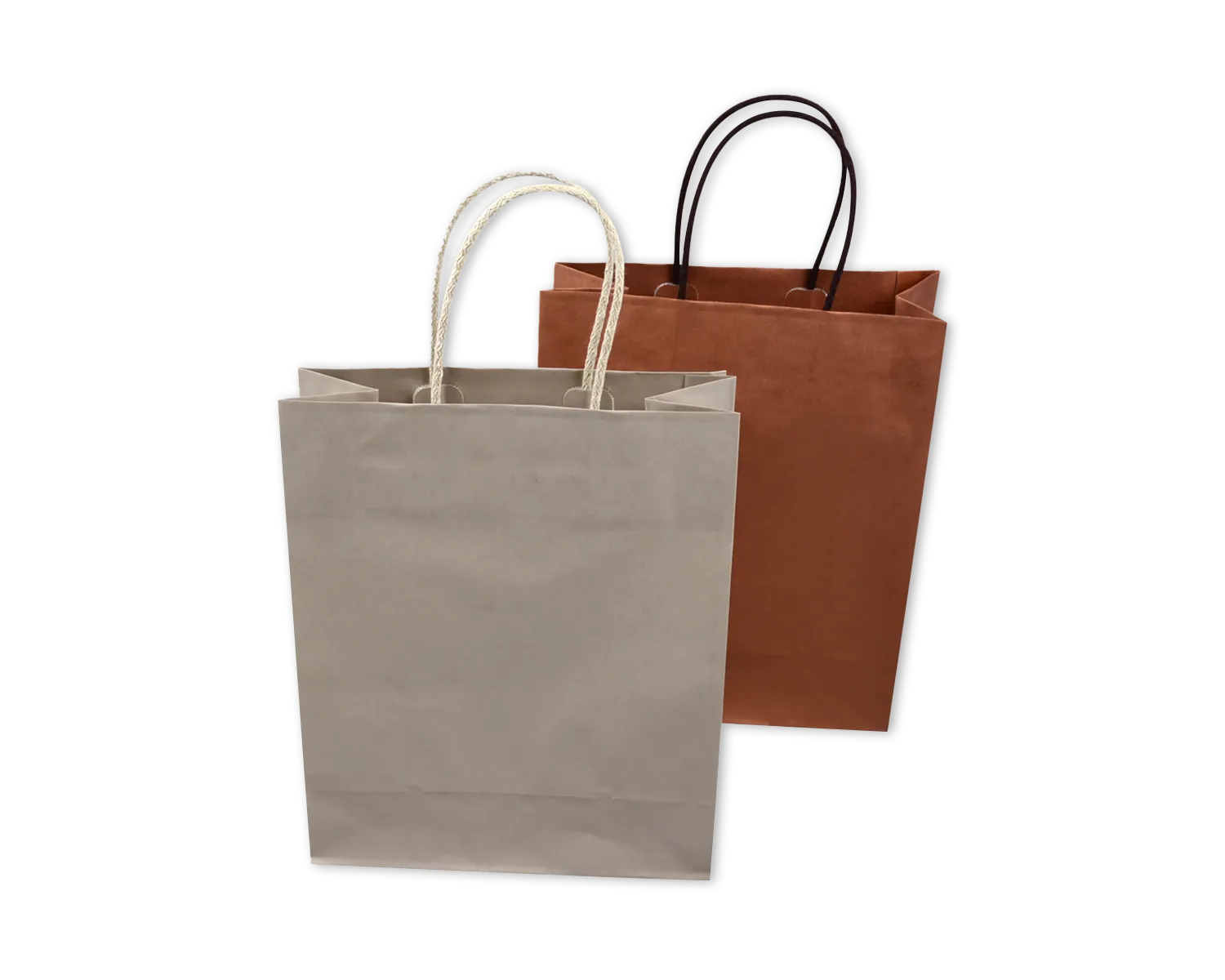 Papiertragetasche, ELCO Color, 450 x 150 x 330 mm, 120g/m2, bronze