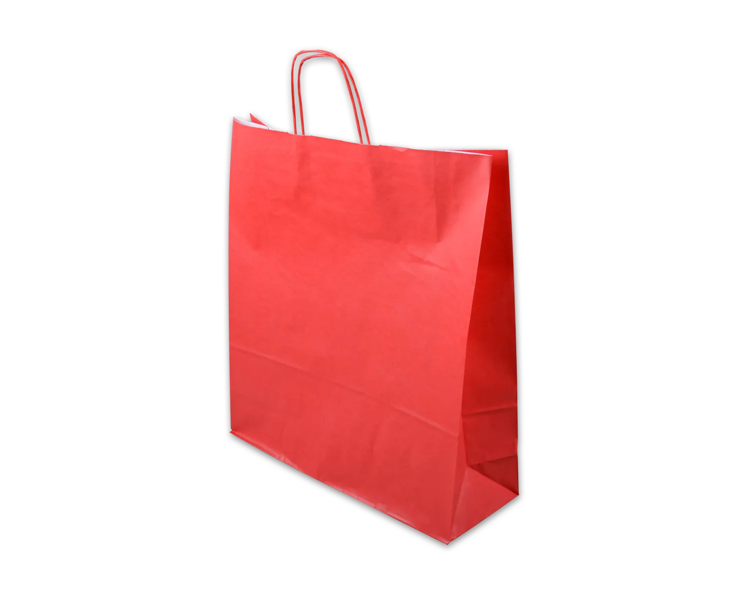 Papiertragetasche, ELCO Color, 450 x 150 x 490 mm, 110g/m2, rot