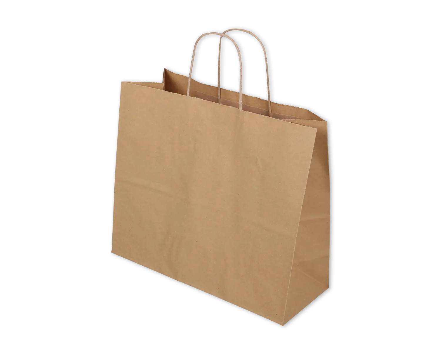 Papiertragetasche, ELCO Classic, 320 x 130 x 280 mm, 100g/m2, braun