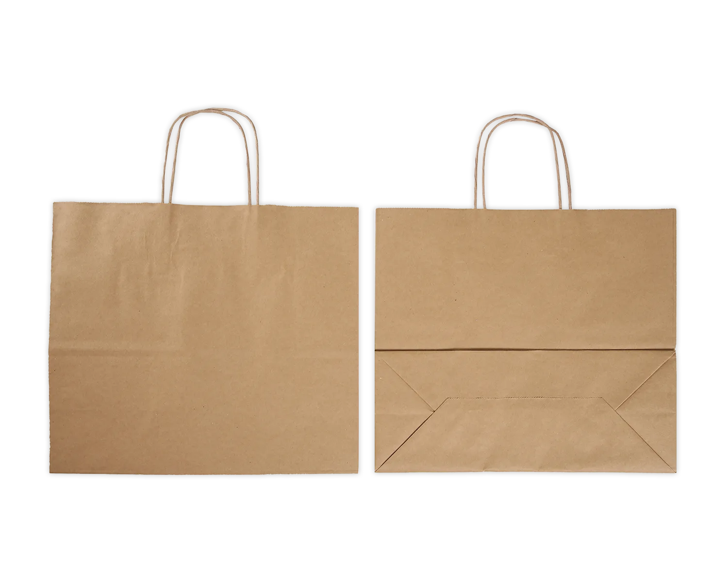 Papiertragetasche, ELCO Classic, 320 x 130 x 280 mm, 100g/m2, braun