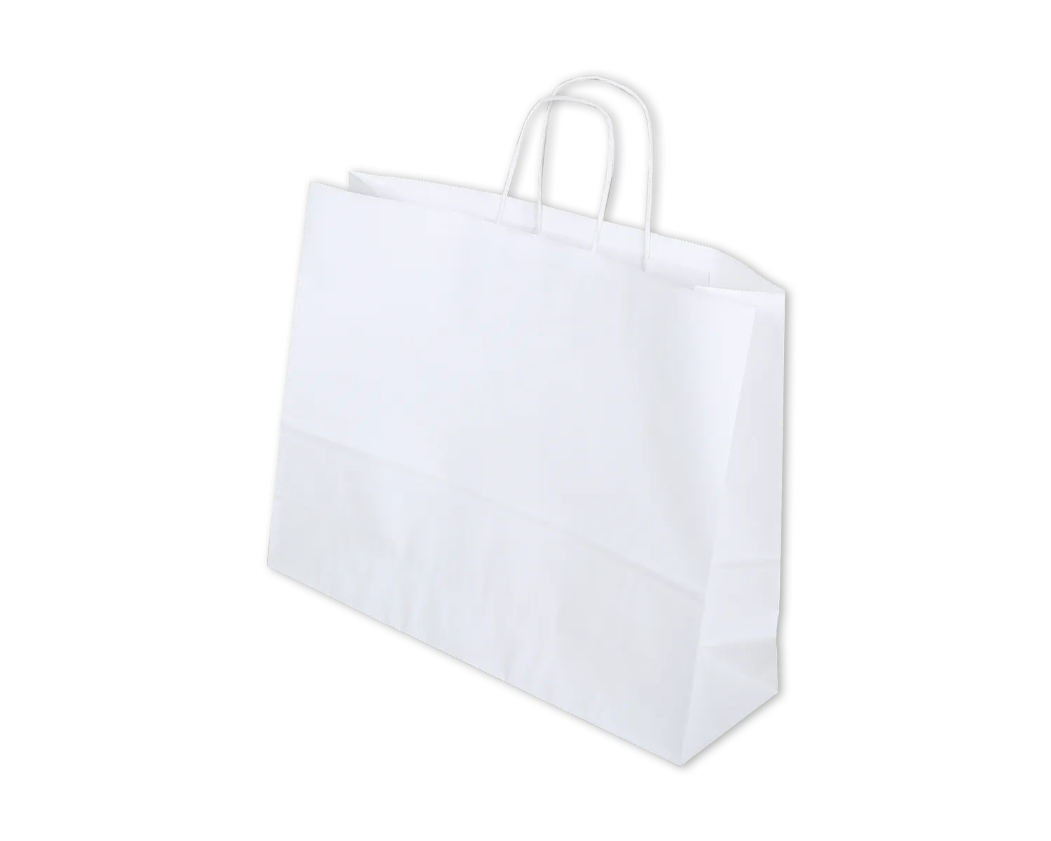 Papiertragetasche, ELCO Premium, 400 x 120 x 310 mm, 100g/m2, weiss