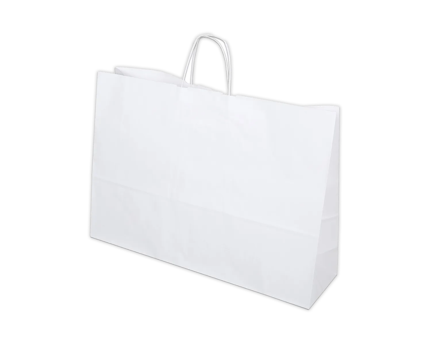 Papiertragetasche, ELCO Premium, 550 x 150 x 390 mm, 110g/m2, weiss