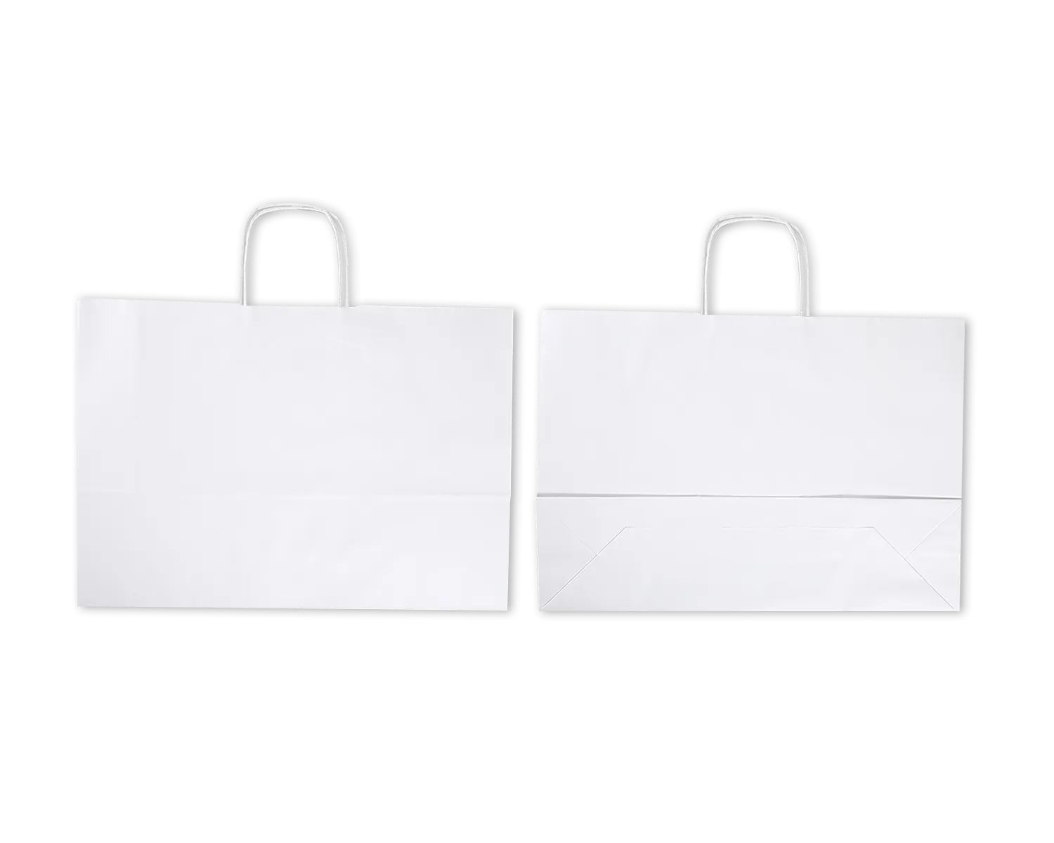 Papiertragetasche, ELCO Premium, 550 x 150 x 390 mm, 110g/m2, weiss