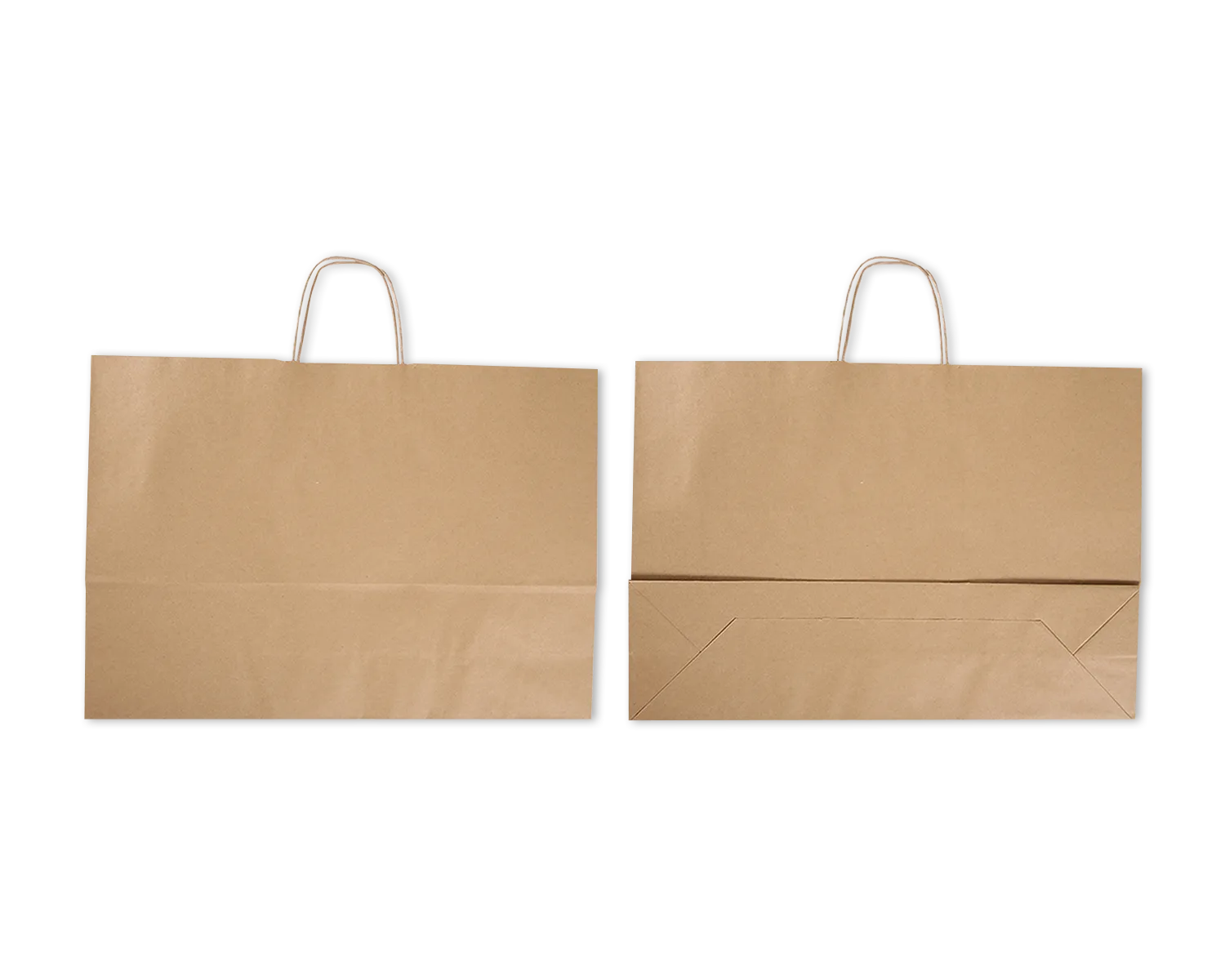 Papiertragetasche, ELCO Classic, 550 x 150 x 390 mm, 110g/m2, braun