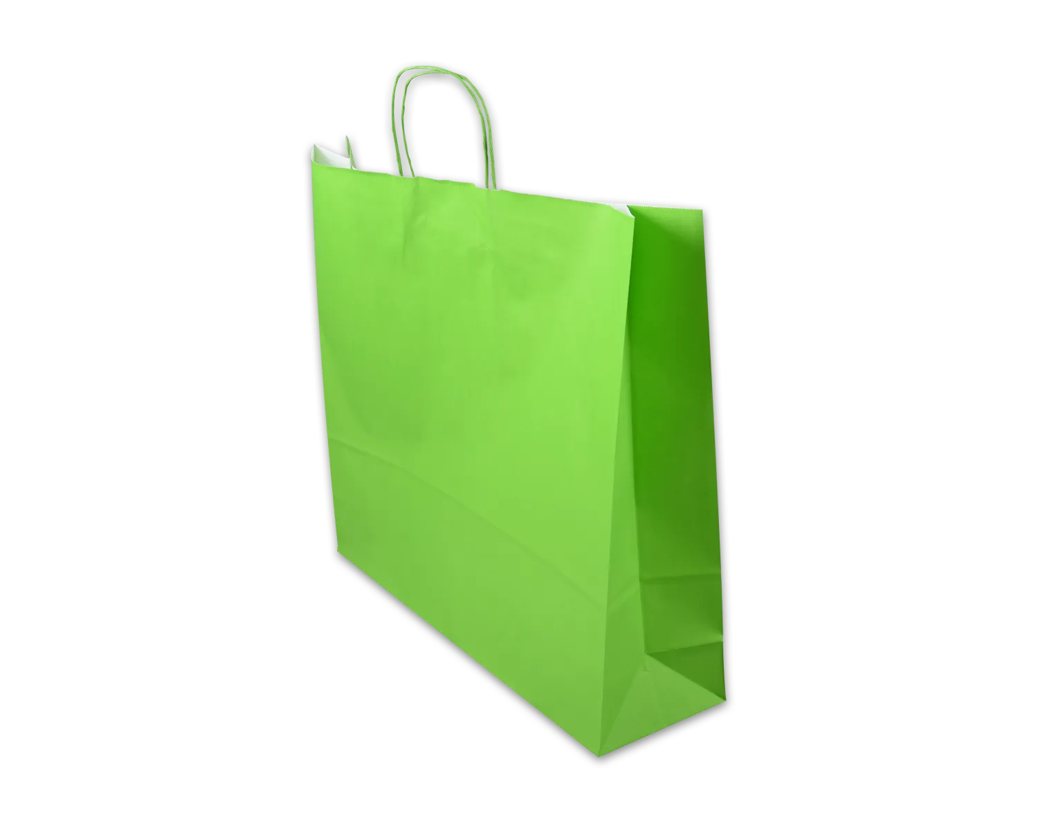 Sac en papier, ELCO Color, 550 x 150 x 490 mm, 110g/m2, vert