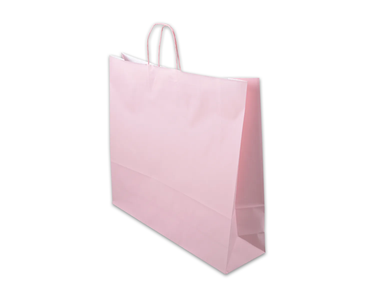 Papiertragetasche, ELCO Color, 550 x 150 x 490 mm, 110g/m2, rosa