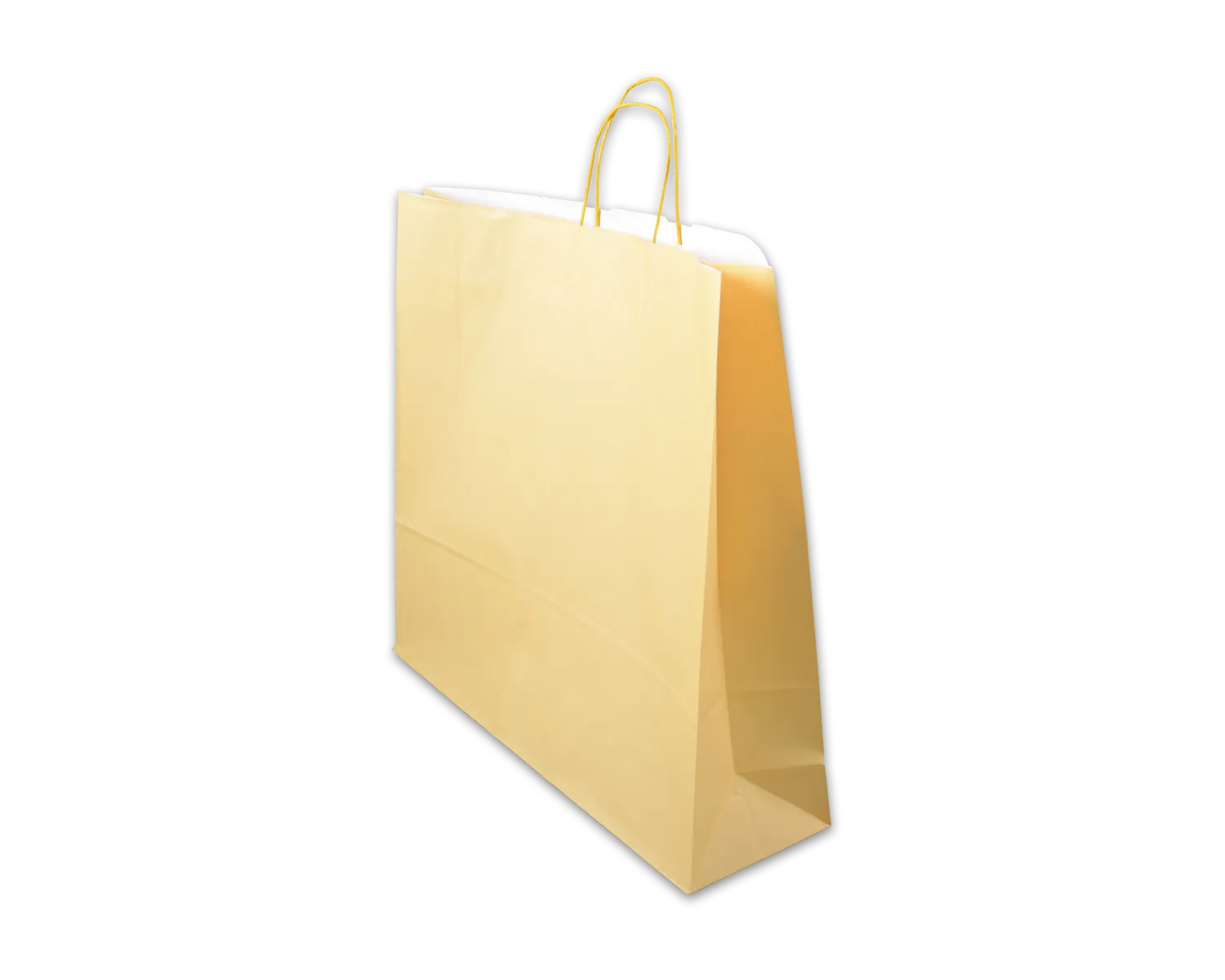 Papiertragetasche, ELCO Color, 550 x 150 x 490 mm, 110g/m2, gelb