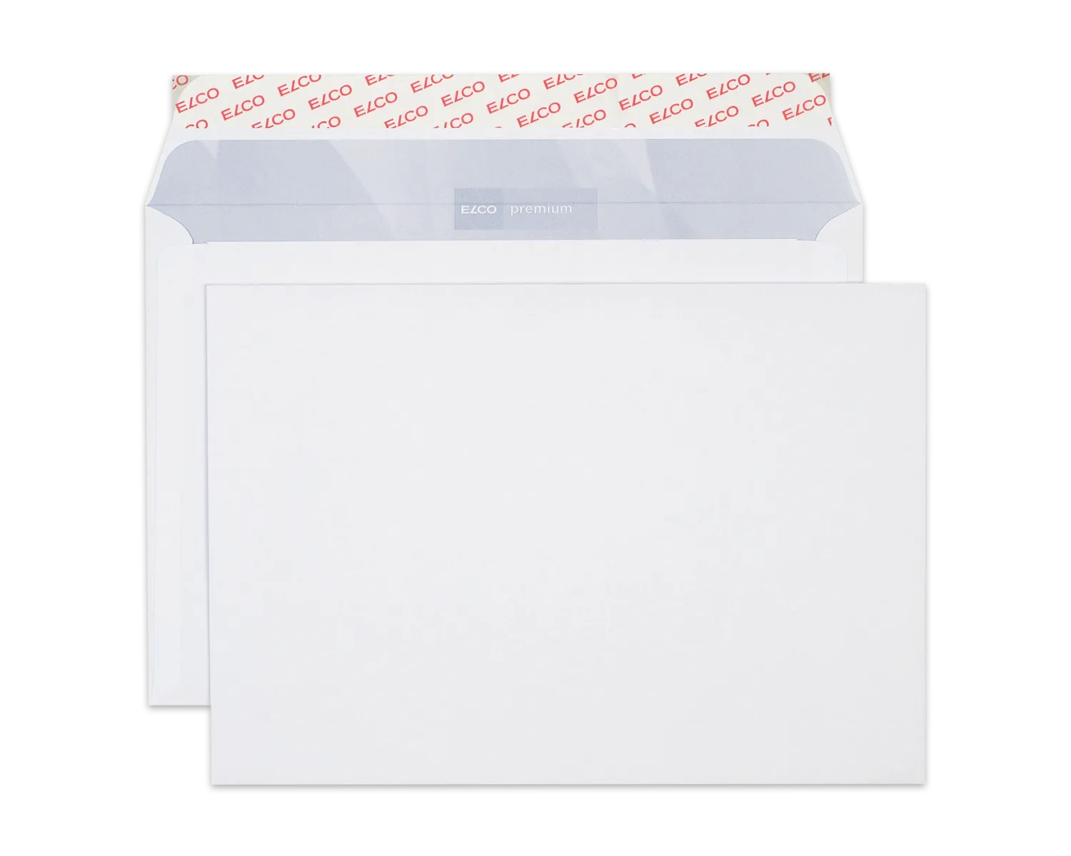 Couvert, ELCO Premium, B5, ohne Fenster, Haftklebeverschluss, 120g/m2, weiss