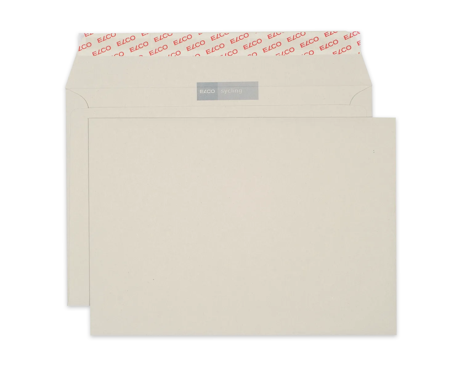 Couvert, ELCO Sycling, B5, ohne Fenster, Haftklebeverschluss, 100g/m2, grau