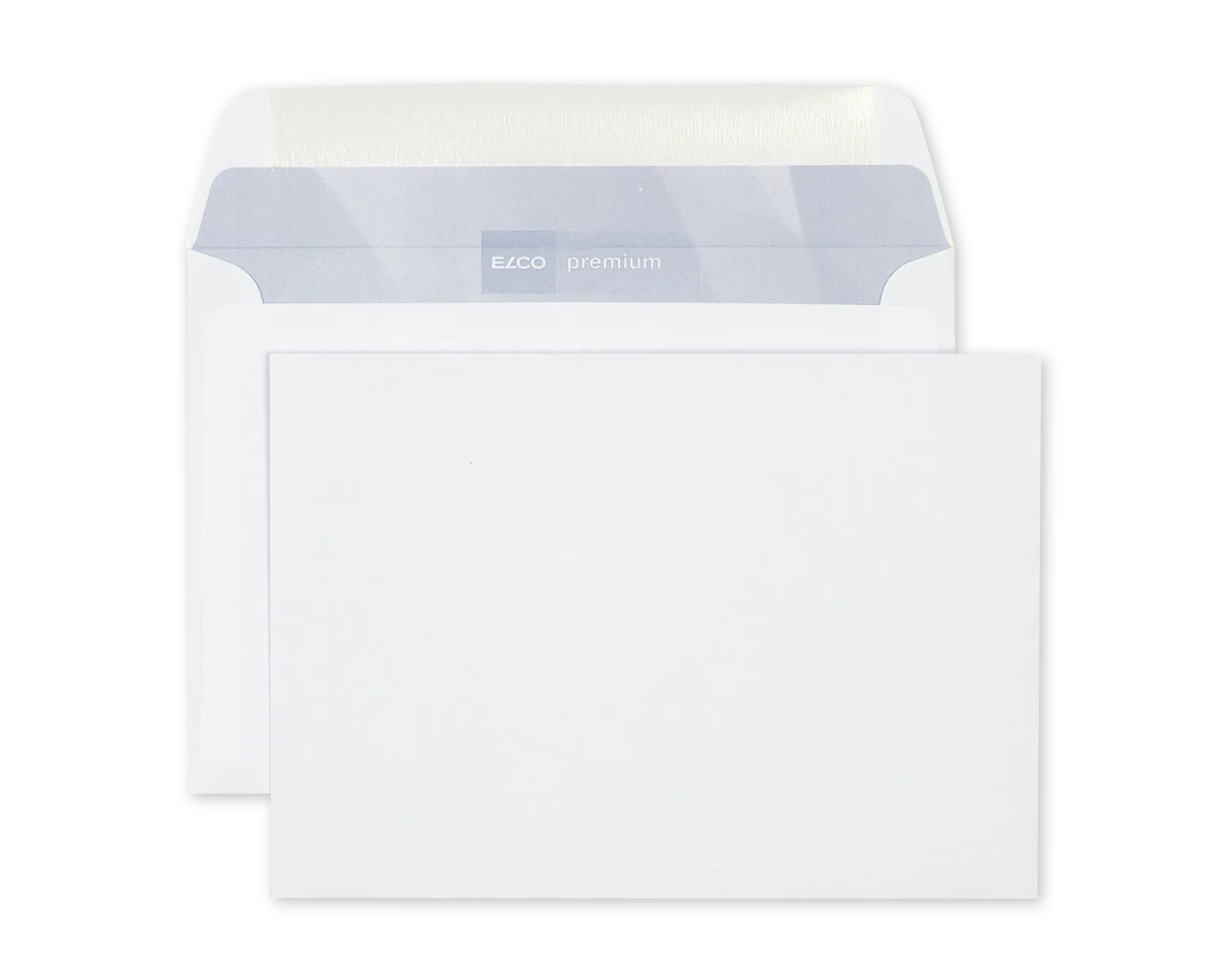 Couvert, ELCO Premium, B6, ohne Fenster, Nassklebeverschluss, 100g/m2, weiss