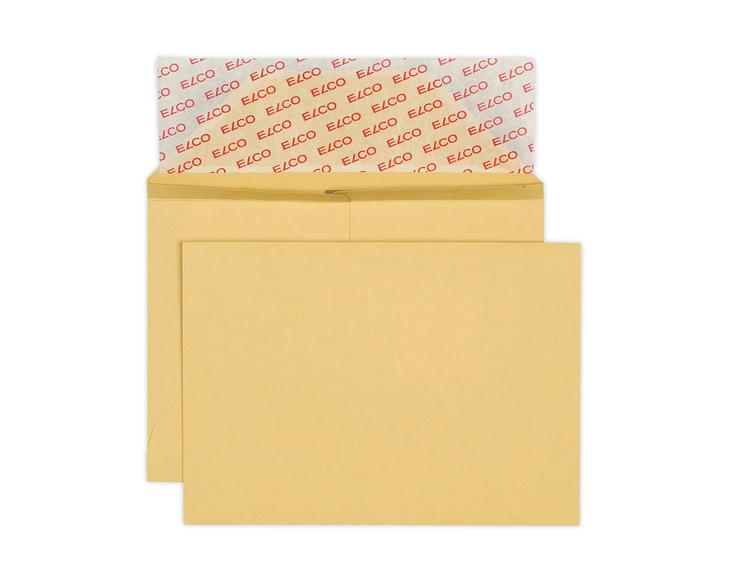 Couvert, ELCO, B6, ohne Fenster, Haftklebeverschluss, 120g/m2, braun