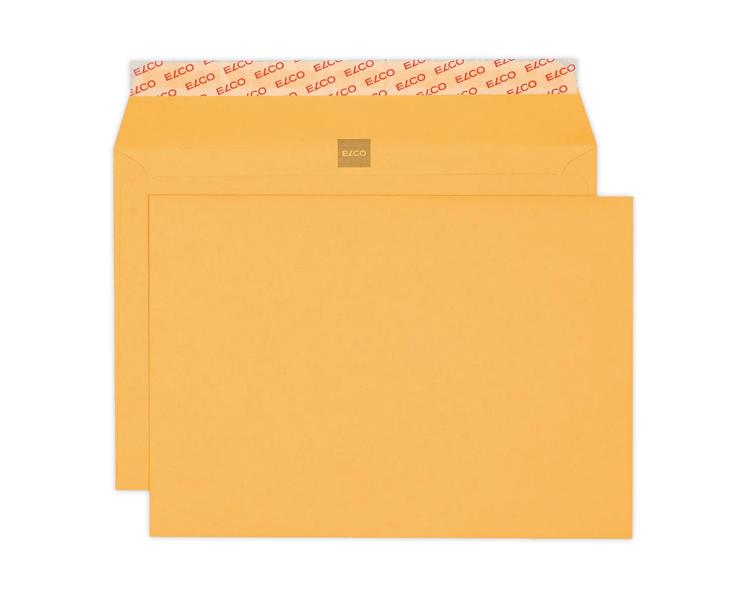 Bankcouvert, ELCO , B5, ohne Fenster, Haftklebeverschluss, 120g/m2, gelb
