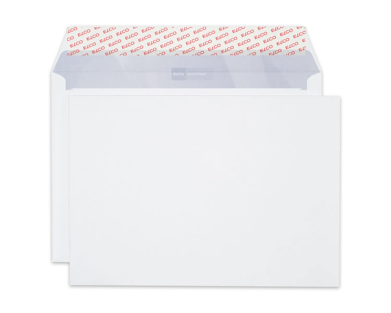 Couvert, ELCO Premium, C4, ohne Fenster, Haftklebeverschluss, 100g/m2, weiss